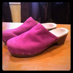 UGG suede clogs